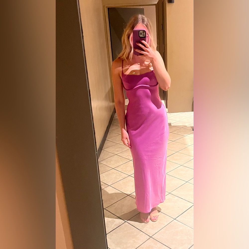 Satin formal dress
